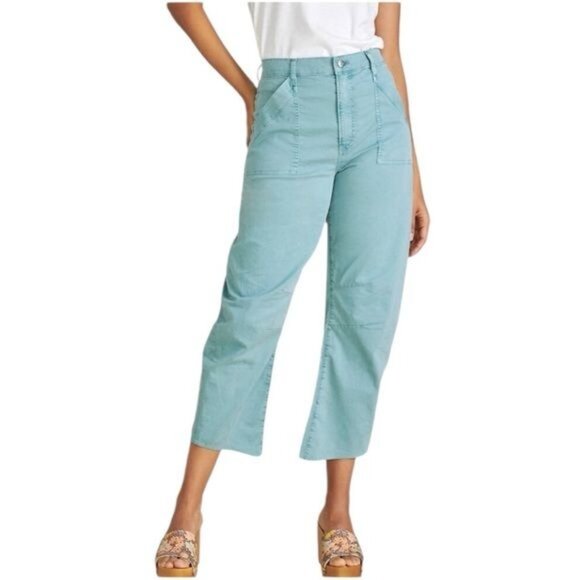 Veronica Beard Charlie Barrel Leg Pants - Size 0 (Condition: Stained) - Picture 1 of 10